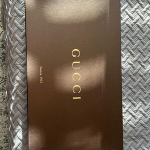 Gucci Brown Box with Gold Logo